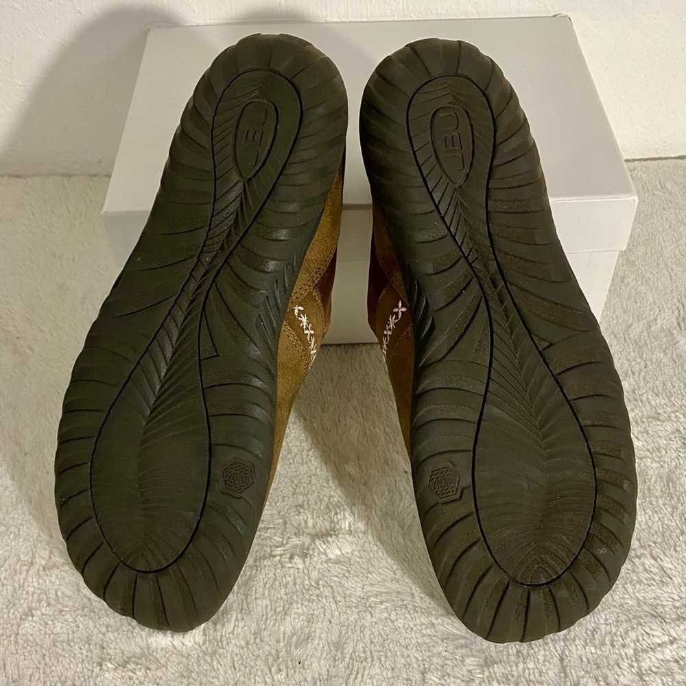 JBU by Jambu Becca Brown Microsuede Slip On Shoes Size 9.5M Faux Fur Lined - Picture 8 of 10